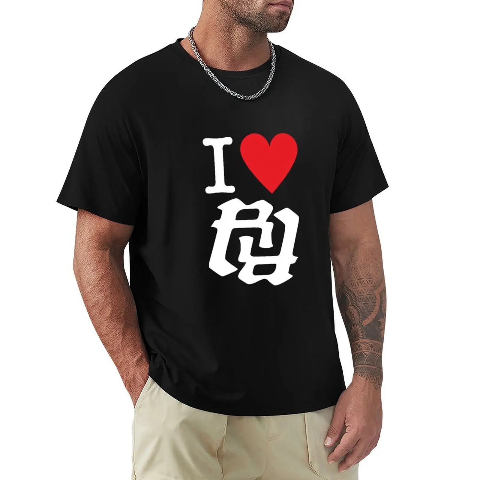 

Kankan I Love RR T-Shirt vintage clothes topping funny t shirts for men