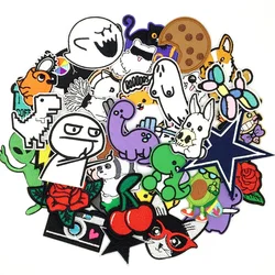 10/15pcs Amine Patches Lot Embroidery Patches Mixed Random Cartoon Iron on Patches for Clothing Appliques DIY Sewing Acessories