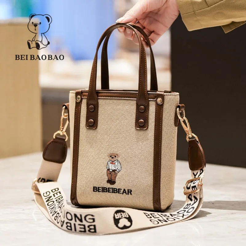 

Canvas Small Satchel New Korean Version Niche Trend Versatile Women's Handbag Fashion Lightweight Shoulder Messenger Simple Bag