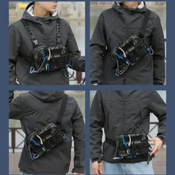 Fishing Vest Bag Men's Camo Fishing Lures Utility Tackle Chest Bags Waist Pack Outdoor Mountaineering Camping Hiking Hunting