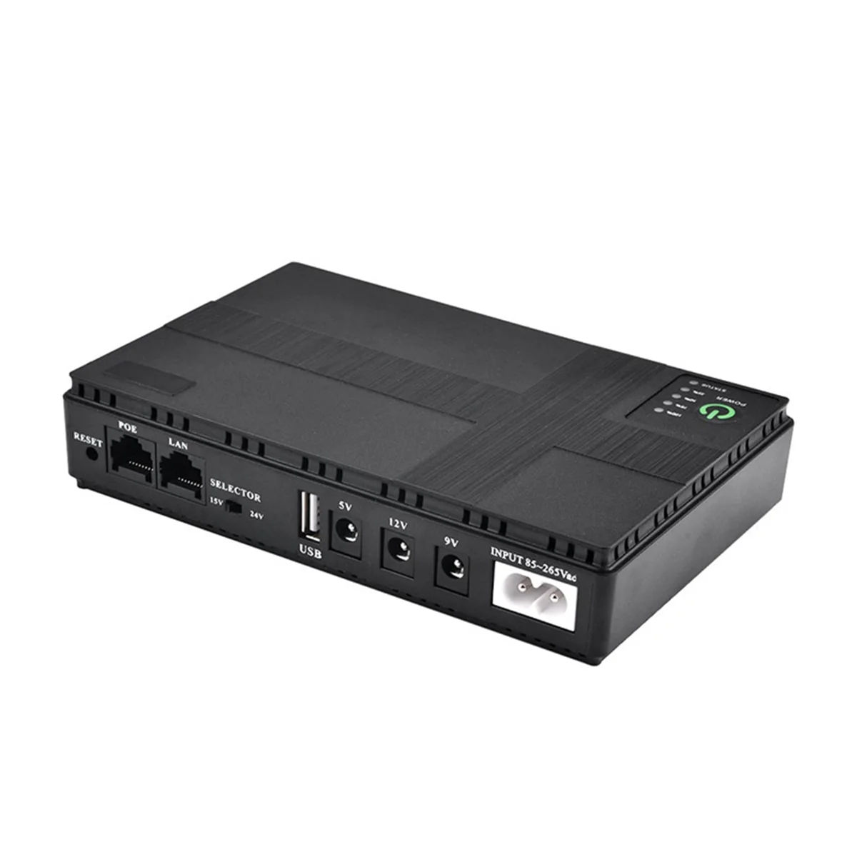UPS Router catu daya tanpa hambatan, Router DC Multi-Port dengan POE optik kucing sakelar ponsel Mini Router D, colokan EU