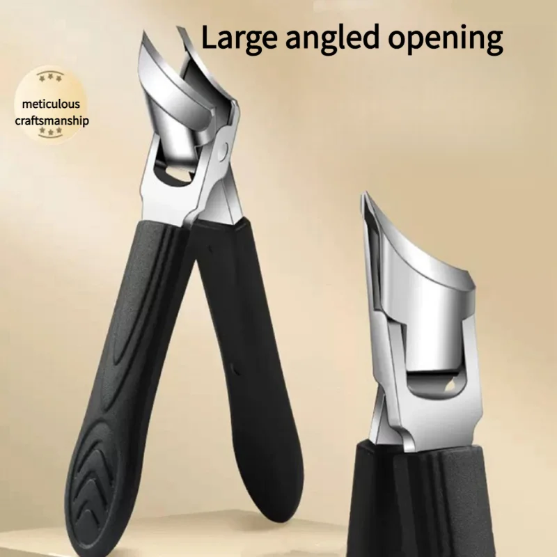 Senior-Friendly High-Precision Nail Clipper for Thick And Ingrown Nails with Splash-Proof Design Elderly Design Nail Trimmer