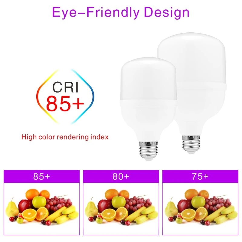 Lampada LED Bulb E27 60W 50W 40W 30W 20W 15W 10W 5W LED Light 220V No Flicker LED Lamp Bombilla Spotlight Lighting Ampoule Blub