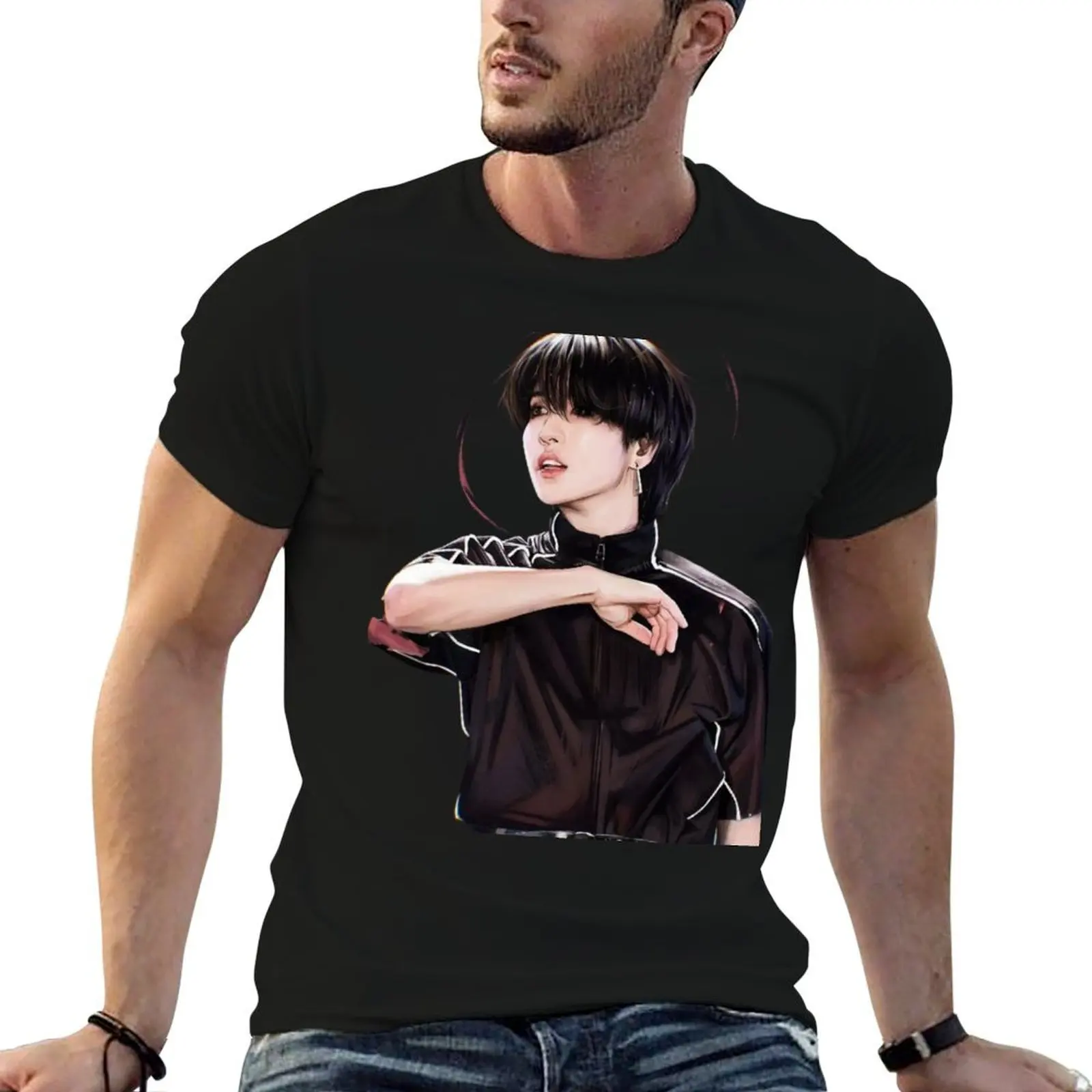 

shirts t t printed shirt man man for Skz quality high with cotton T-Shirt t prints shirts Han