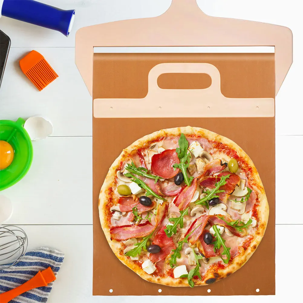 

2 Pcs High-temperature Pizza Peel Cloth Non-stick Baking Mat Brown Cooking Mats for