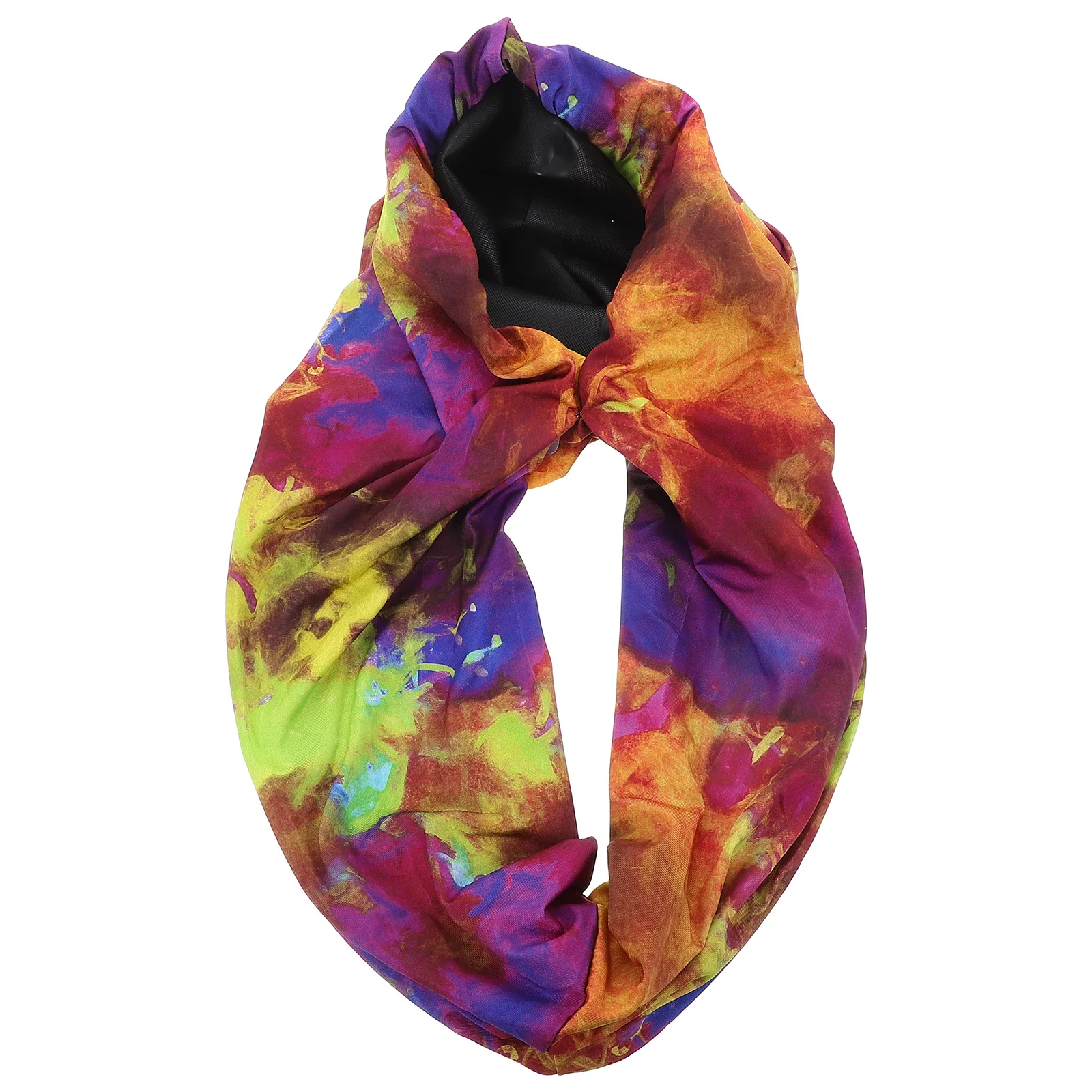 

Extra Large Swim Cap For Women Men Silicone High Elasticity Ruffled Knot Design Waterproof Swimming Bathing Spa Reusable