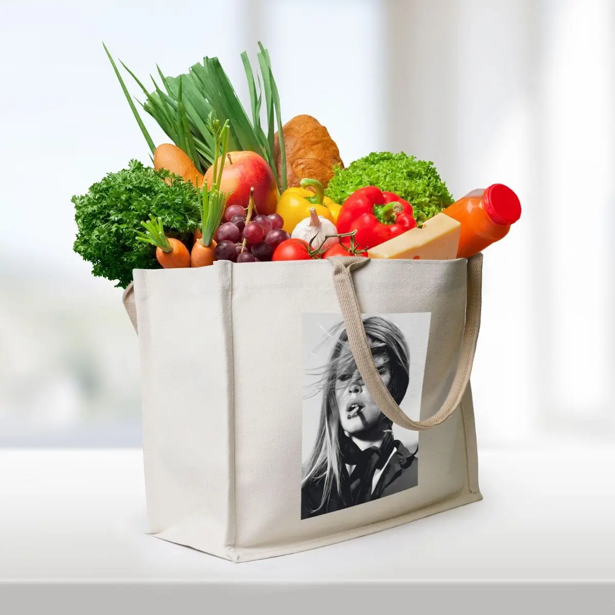 Smokin Girl Tote Bag canvas bags Canvas bag for women Women's shopper