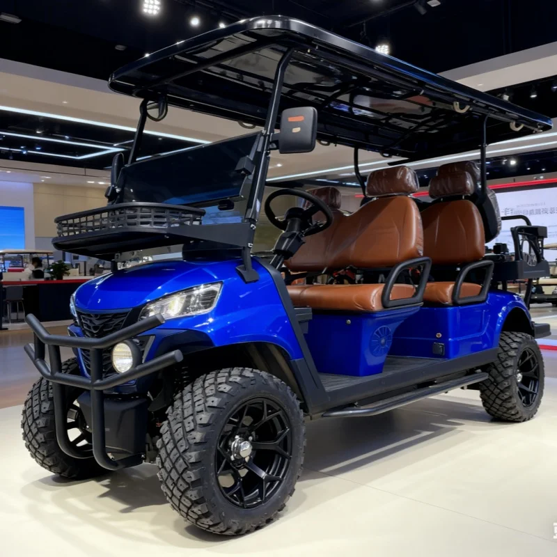 

Latest Trend VIP Honoured Guest Electric Car Independent Suspension Lithium Battery 2-4-6 Seat Electric Golf Cart Support OEM