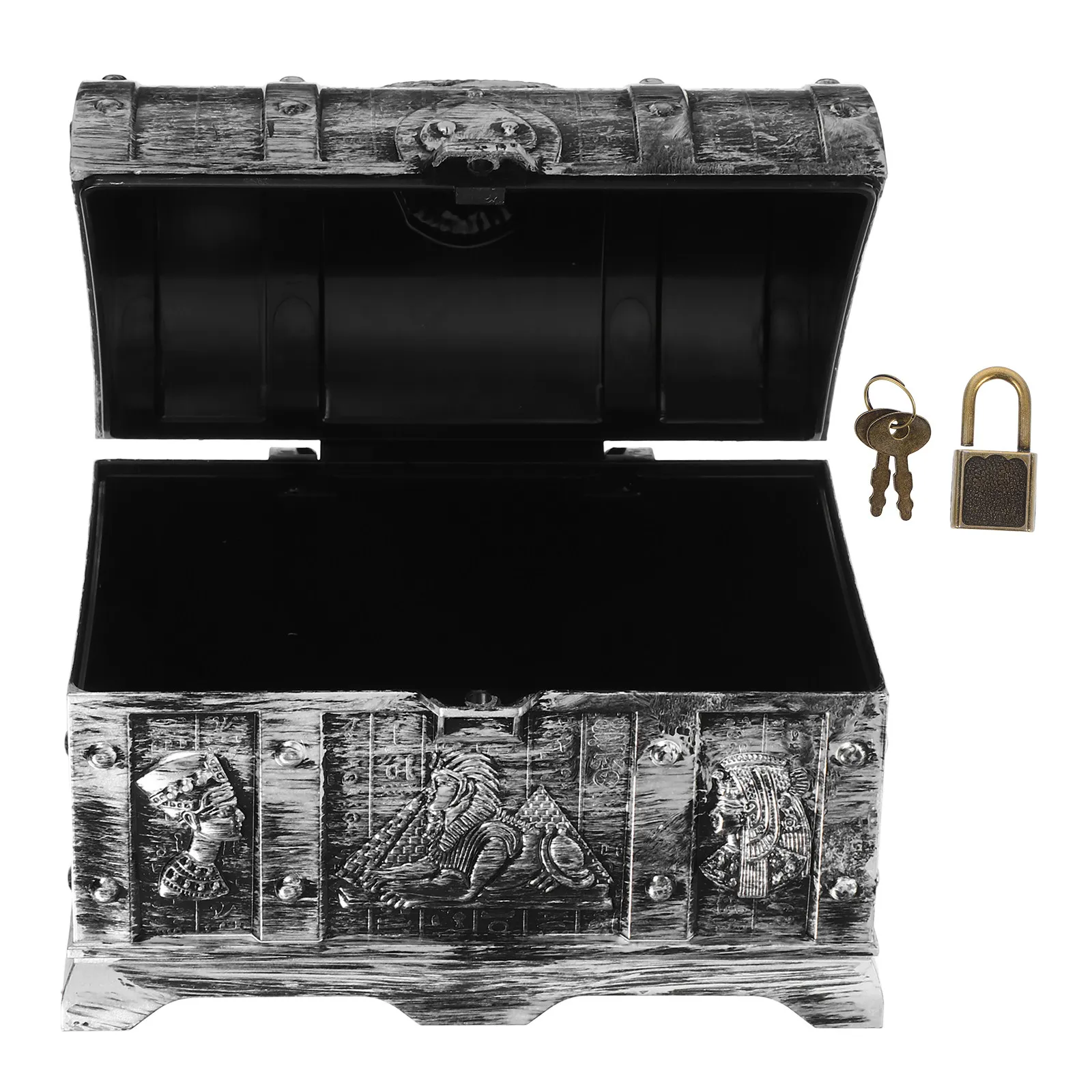 Treasure Chest Halloween 's Jewelry Boxes Pirate Pouch Mini Trinket Bin