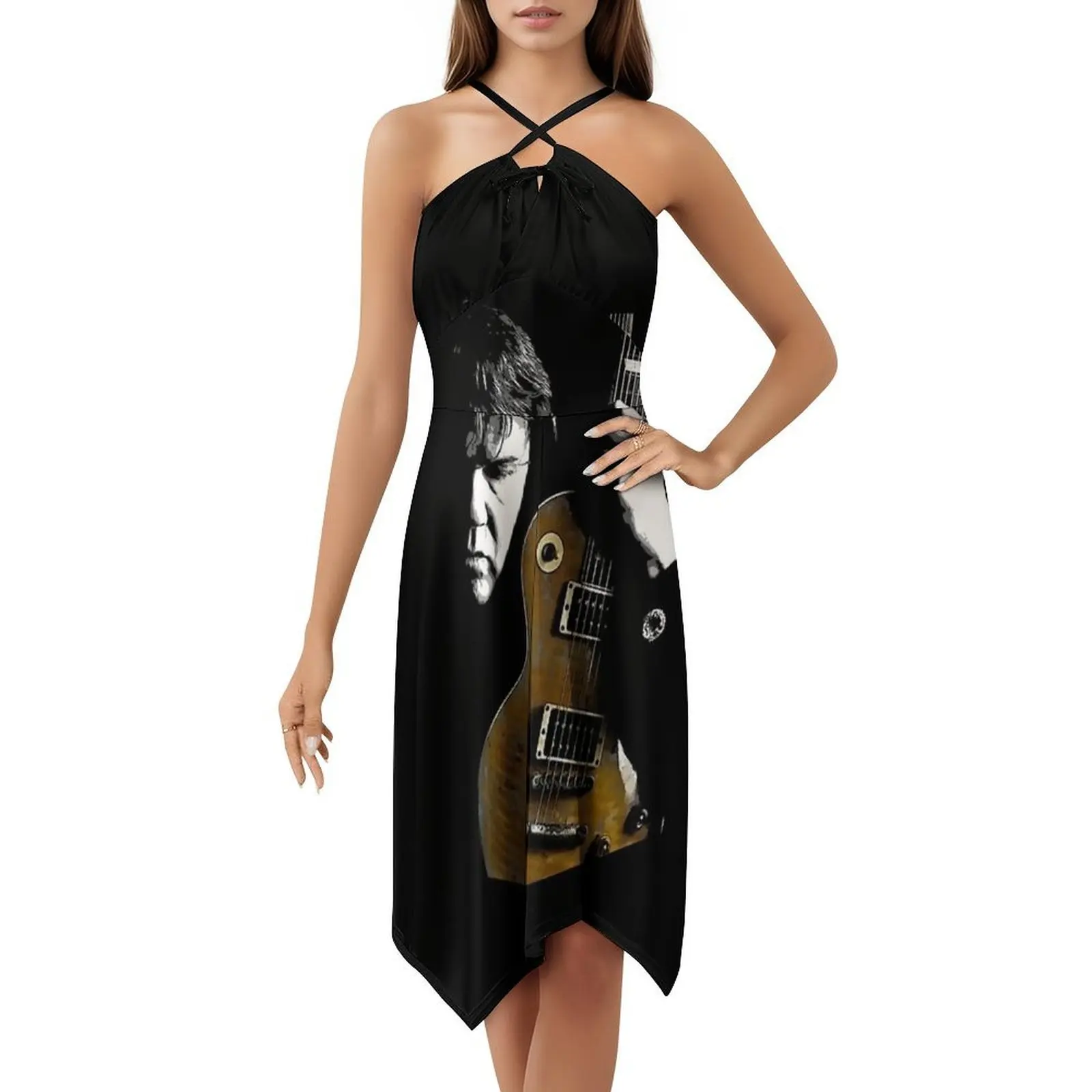 فستان حفلات نسائي من Gary Moore ملابس عصرية مطبوعة للنادي للسيدات غاري مور غاري مور هوب غاري مور للسيدات #5