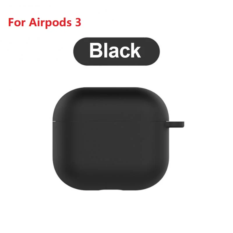 Thin 1.8mm Liquid Silicone Case For Airpods 3 Shockproof Earphone Case Cover For Air Pods 3 Protective 12 Optional Colors