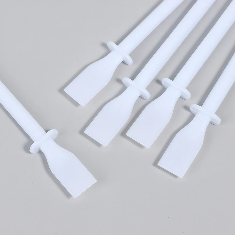 5Pcs Plastic Paletmes Schilderen Mixing Gereedschap Voor Aquarellen Carving Olieverf Kunstenaar Art Scholieren Supply