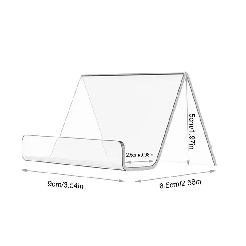 6/10pcs Acrylic Business Card Holder Multi-functional Clear Acrylic Business Card Holder For Desk Multi-functional Cards