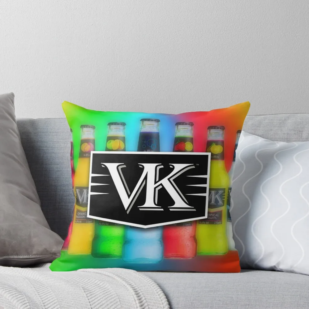 VK - Vodka Flavoured Drink - Sesh Throw Pillow christmas cushions covers Couch Cushions Anime pillow