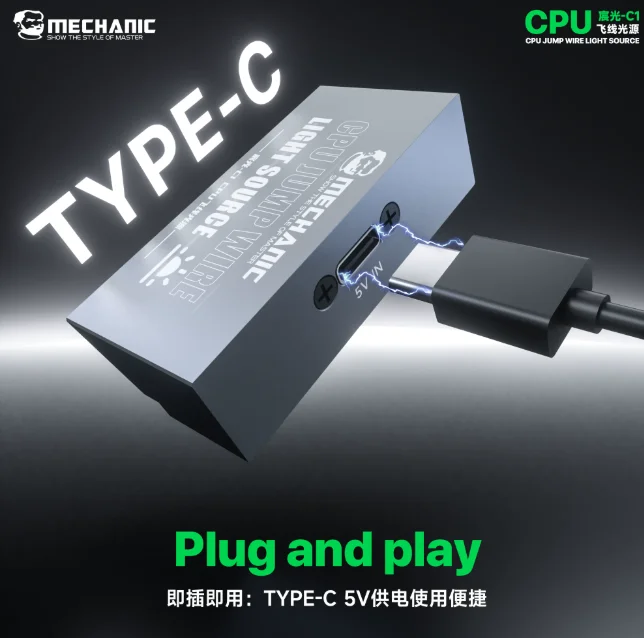 Mechanic Chenguang-C1 CPU Jump Wire Light Source for Motherboard Soldering Fly Line Soldering Brightness Repair Tool