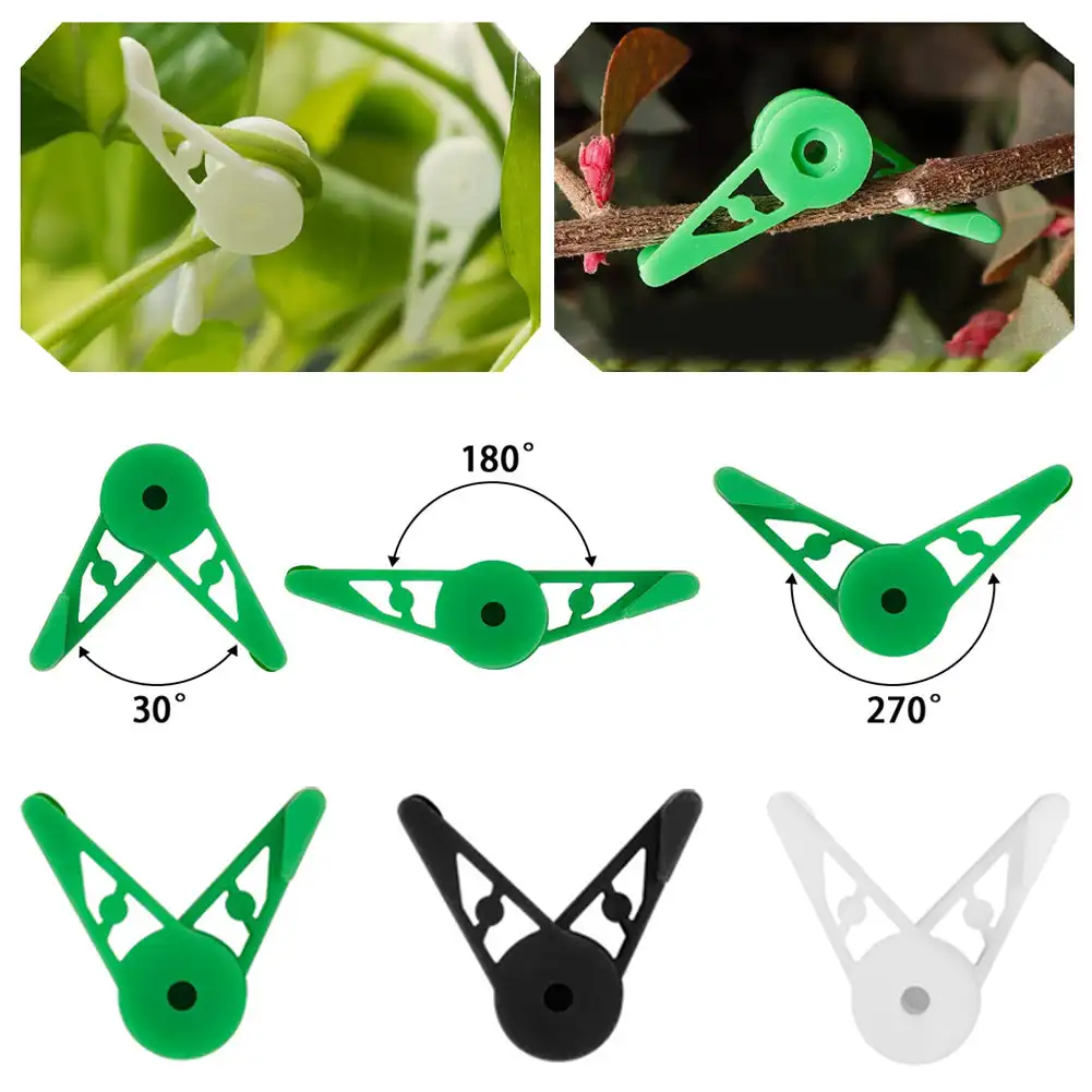 10×360° Adjustable Plant Bender Clip For Low Stress Plant Training Garden Holder Plant Care Light Training Plant Growth Button