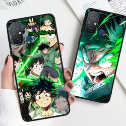 Anime My Hero Academia dla Redmi 7(Y3) 7 8 9 10 11 12 13 A AT C T X Prime A1 A2 A3 4G 5G czarne silikonowe etui na telefon Funda