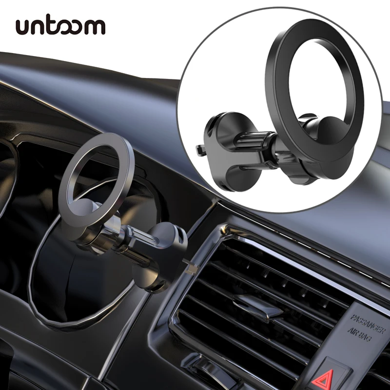 Magnetic Car Air Vent Cellphone Mount Clips Universal Magnet Car Phone Holder Stand for iPhone 13 14 15 Pro Max Samsung Xiaomi