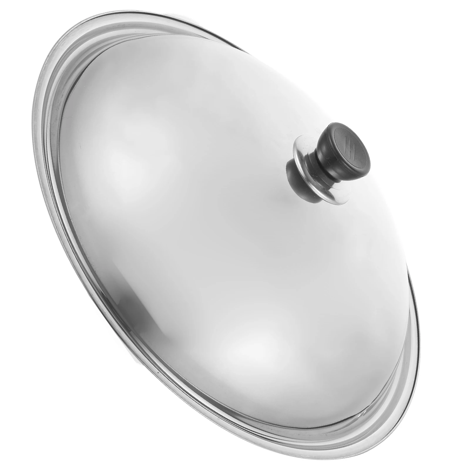

Stainless Steel Pot Cover Anti-scald Splatter Guard for Flat Top Skillet Kitchen Gadget Cooking Tool Lid Heat Resistant