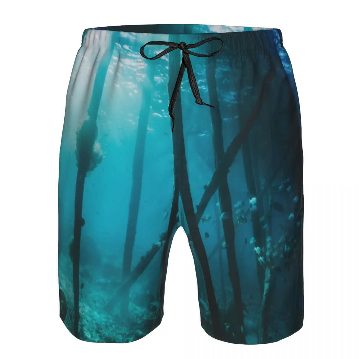 

Men's Swim Shorts Summer Swimming Trunks Beach Surf Board Male Clothing Pants Ruins Sea