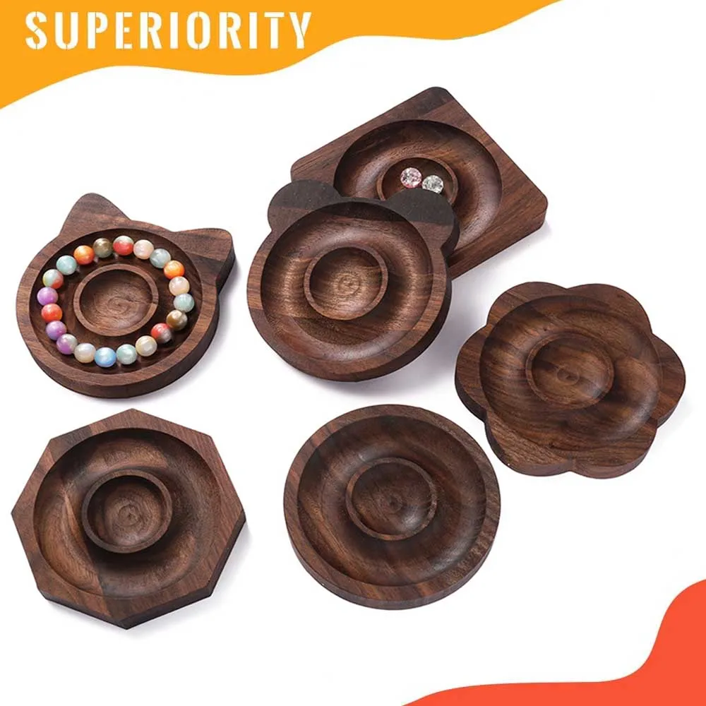 1pcs Wooden DIY Beading Design Board Suitable For Jewelry Making Bracelets Necklaces Crafts Practical Display Beading Tray