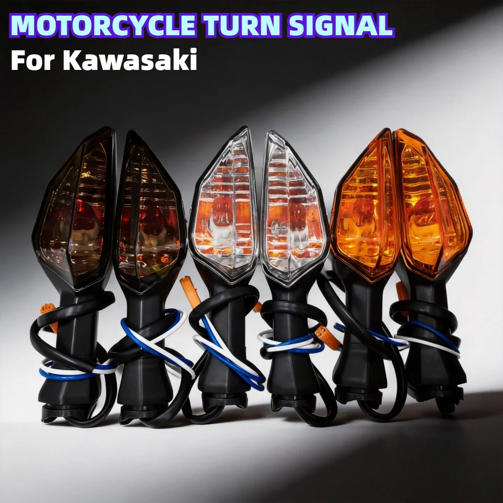 Motorcycle turn signal light indicator flashi For Kawasaki Z125 Z250 Z300 Z400 Z800 Z900 VERSYS 650/1000 ZRX1200 NINJA 250 SL