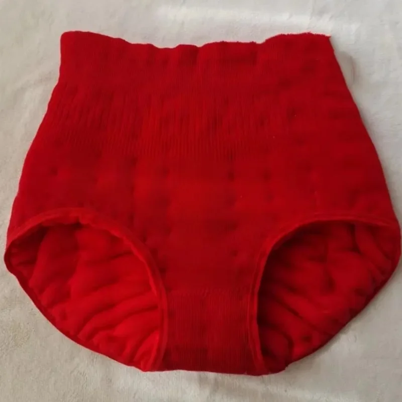 Men Sexy High-waisted Cotton Underpants Handmade Filled Cotton Thick Puffy Warm Briefs Fetish Private Party Panties Costumes BF