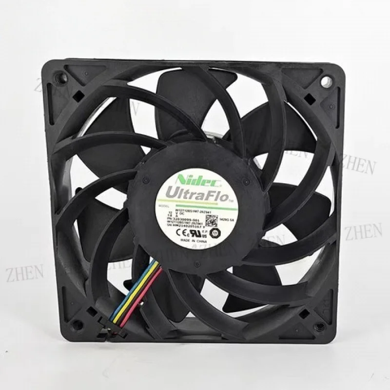 Y FOR  Nidec W12T12BS1M7-20Z041 12025 12V 1.8A 4-Pin Violent Cooling Fan