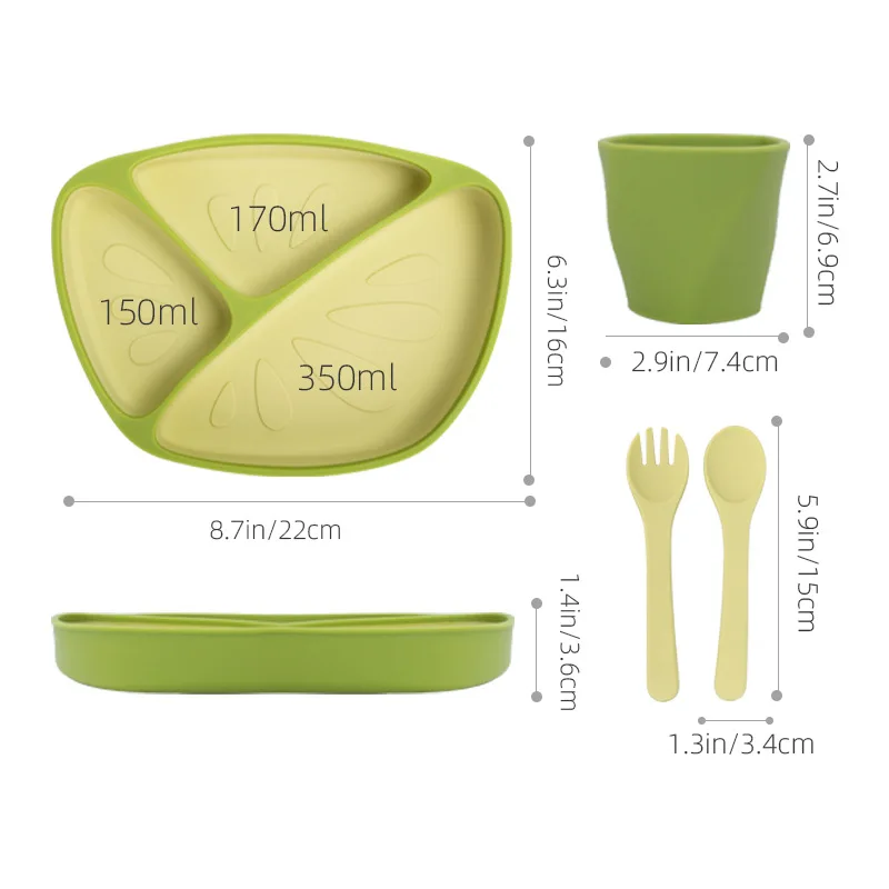 assiette-en-silicone-bicolore-bol-a-ventouse-en-silicone-ensemble-d'alimentation-pour-bebe-de-qualite-superieure-destine-aux-produits-pour-meres-et-nourrissons