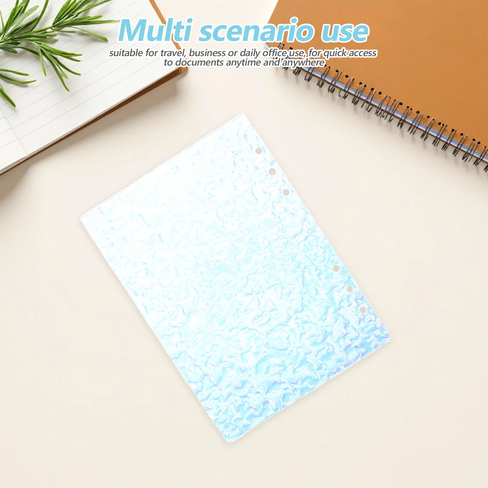 

Прозрачная обложка для блокнота А5 из акрила, многоразовая, 8.3x5.9 дюймов, для тетрадей на кольцах, жесткая обложка для дневника А5, акриловая обложка для блокнота.