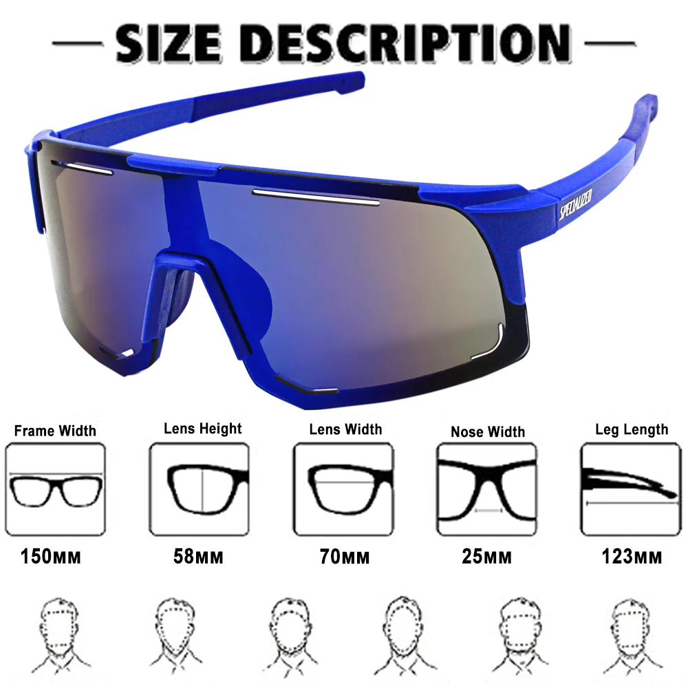 SPECIAUZED Cycling Sunglasses Men Women Mountain Bike Road Eyewear Bicycle Riding Outdoor Sports Glasses Hiking Goggles