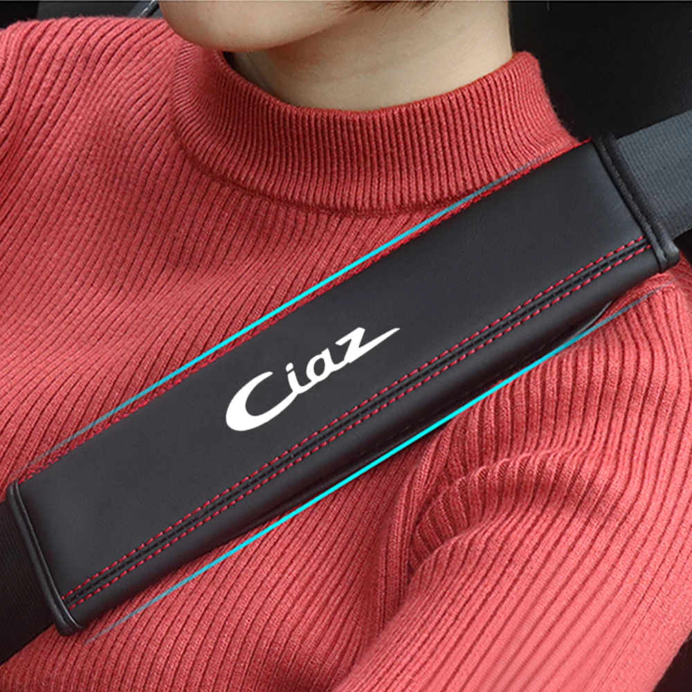 

for Suzuki CIAZ Car Styling 1Pcs Car Seat Belt Cover Comfortable Driving Shoulder Pad Protection Seat Belt Padding Pad