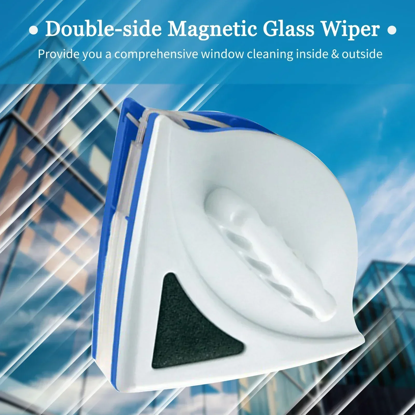 Magnetic Window Cleaner Glasses Household Cleaning Windows Cleaning Tools Scraper for Glass Magnet Brush Wiper