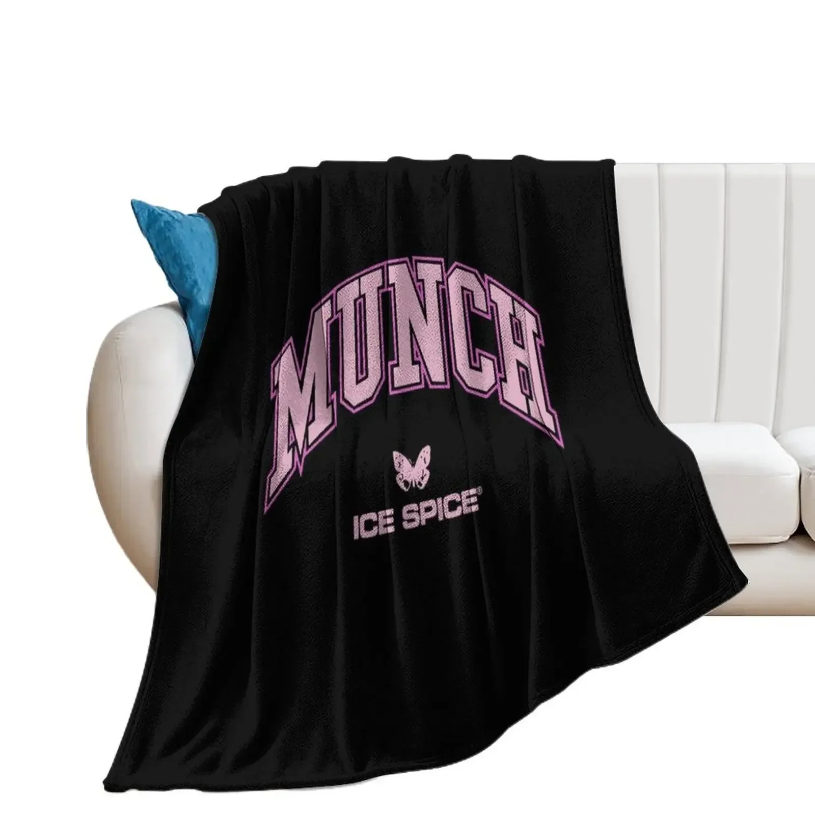 

MUNCH-ICE Throw Blanket Decorative Throw Nap wednesday Multi-Purpose Blankets