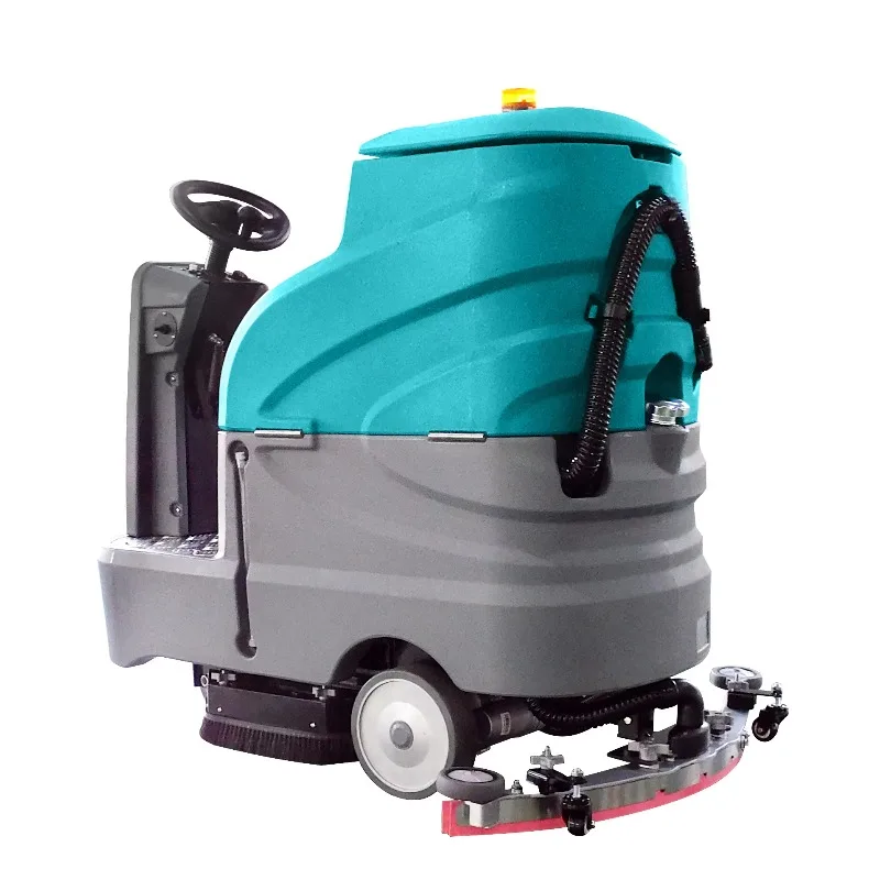 Supermarket Ride On Automatic Floor Scrubber Commercial Floor Washing Machine