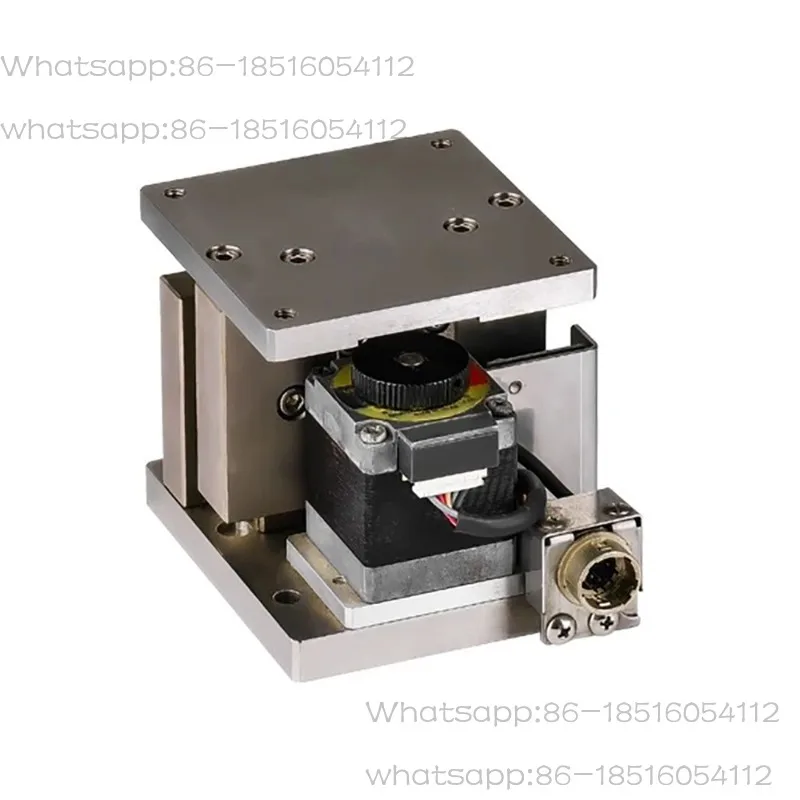 Precision Electric Z-Axis Lifting Stage, 8mm Travel, Stepper Motor Controlled Micro-Positioning Slide Platform