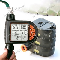 Outdoor Automatic Drip Controller Smart Rain Sensor Waterproof LCD Garden Water Timer Lawn Irrigation Timing Tap Hose Plants