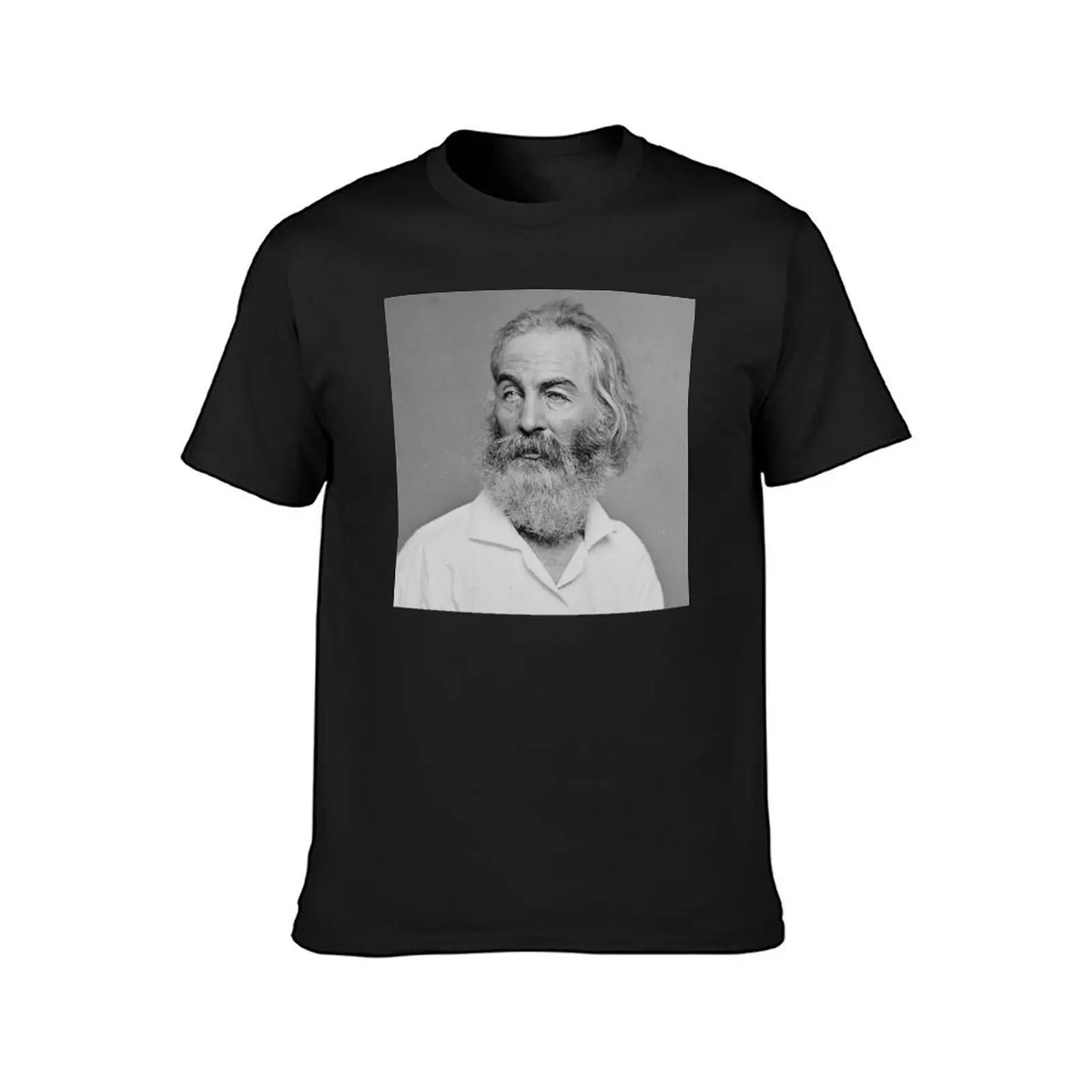 Essayist Walt Whitman T-Shirt animal prinfor boys hippie clothes summer top men clothing