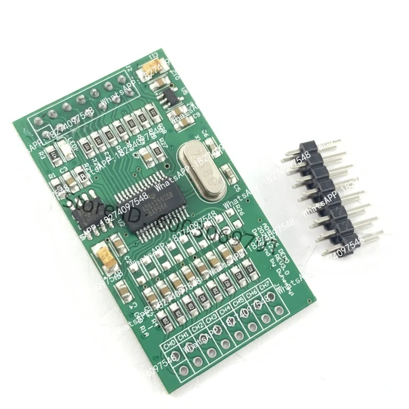 DC5V ADS1256 24-bit ADC module, high-precision ADC data acquisition card, analog-to-digital converter