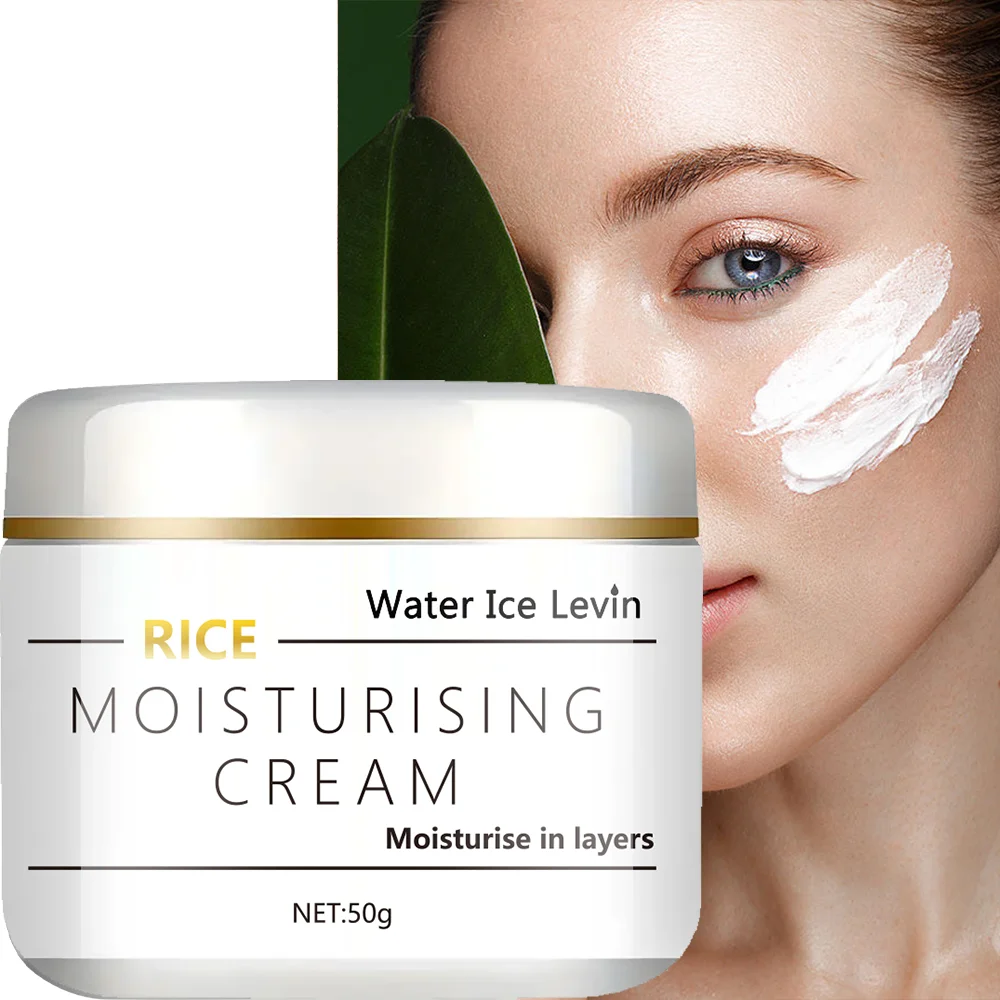 

Rice Oil Moisturizing Cream Contains Pure Natural Ingredients, Effectively Moisturizes and Smoothes the Skin, Is Easy to Absorb and Is Non-Greasy, Suitable for All Skin Types