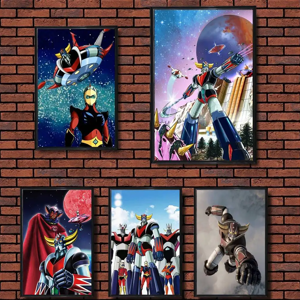 

R-Robot UFO G-GoldorakS cool Wall Art Anime Canvas Painting Poster For Living Room Decoration Picture Home Decor