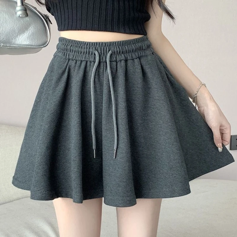 2026 cintura alta perna larga esportes shorts feminino verão novo solto ajuste a linha shorts casual versátil confortável calças curtas