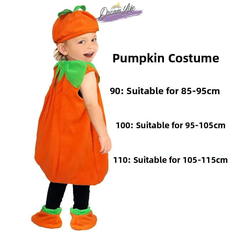 Disfraz de loween en Oferta, Disfraz de Calabaza para Niños, Ropa de Actuación COSPLAY para Niños y Niñas, Disfraz para Re...