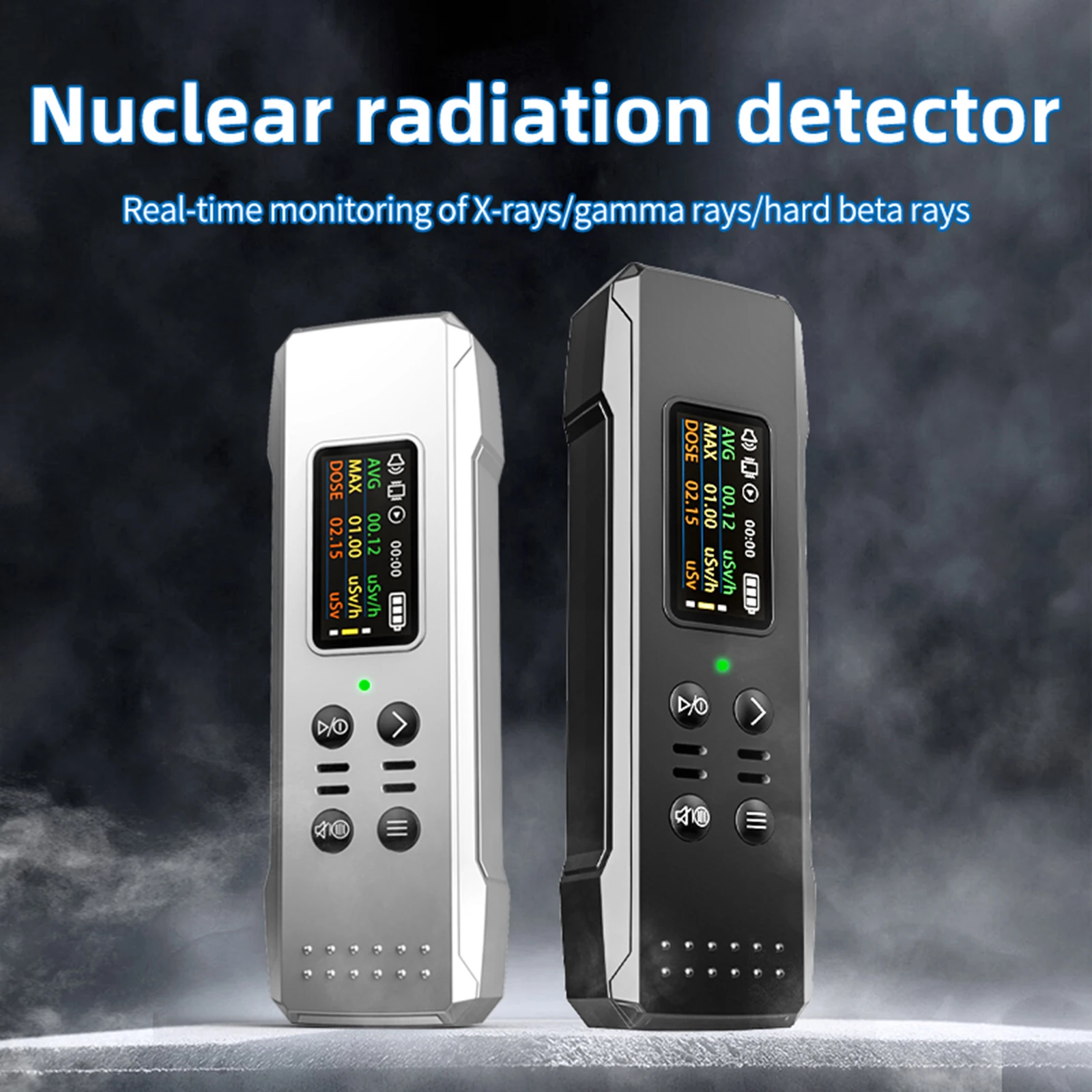 Portable Nuclear Radiation Detector High Precision Geiger Counter X Ray Marble Radioactivity Monitoring Alarm Tool