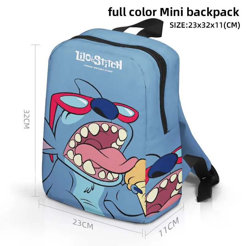 CAN o & Stitch-Cartable à motif de monstre de dessin animé mignon pour adolescents, cartable étudiant, sac à dos de voyage, mode décontractée