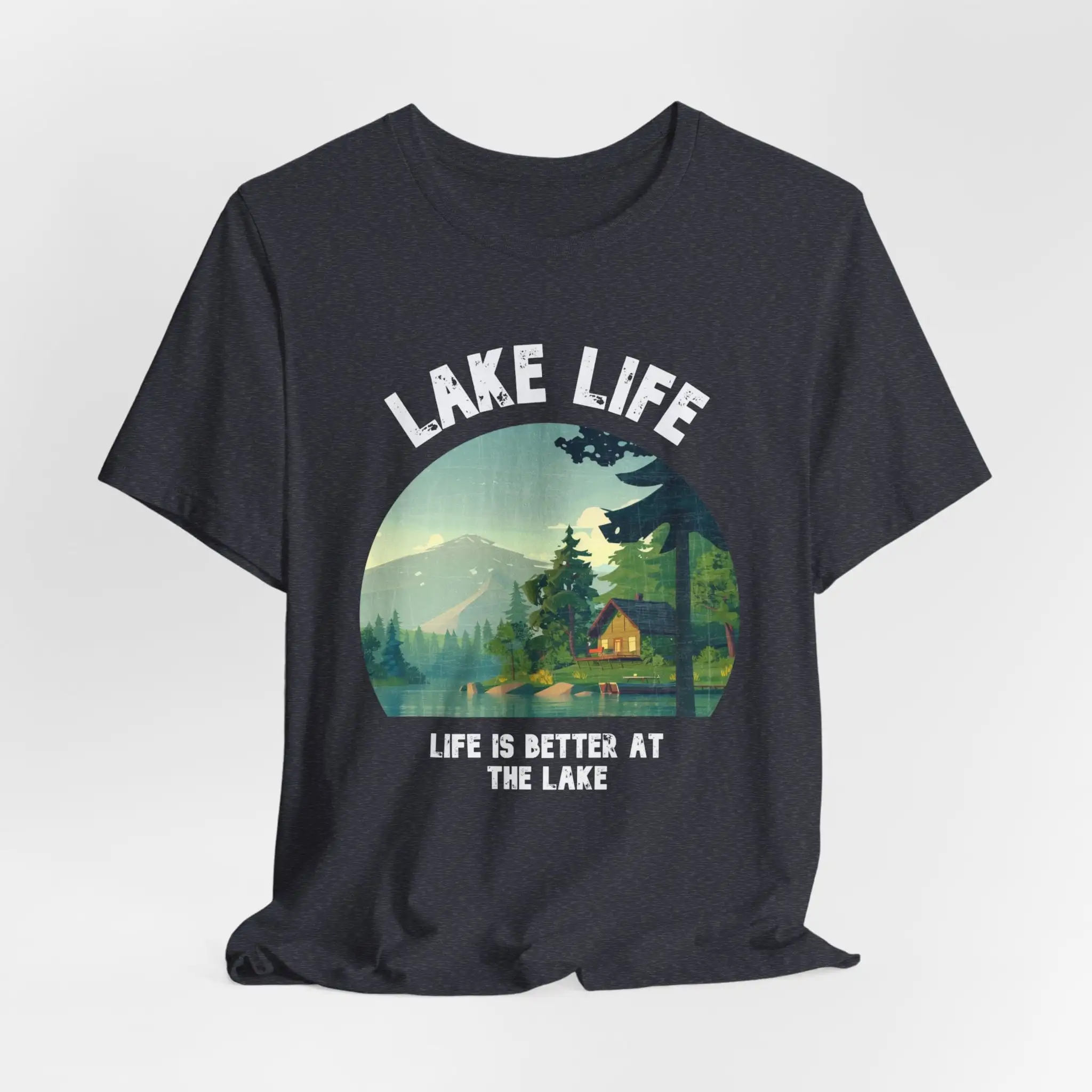 

Футболка с надписью Life Is Better At The Lake