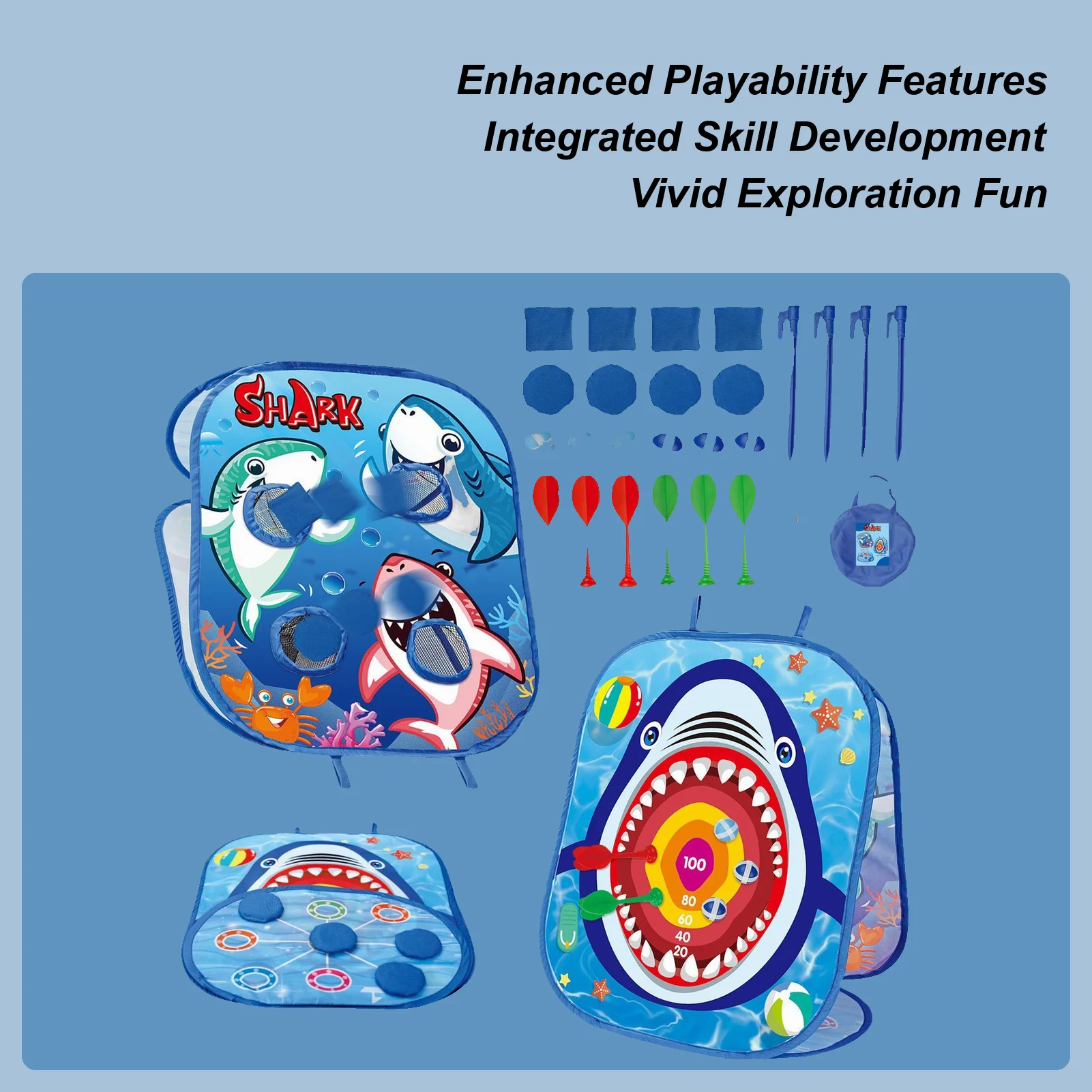

Игровые наборы с погремушками, погремушки, карнавальные игры, доска Cornhole, интерактивные уличные игрушки, сувениры для вечеринок для пикника, дня рождения, школы