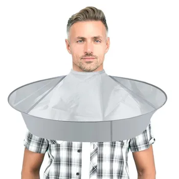 Yetişkin Orta Boy Saç Kesimi Pelerin Kumaş Saç Boyası Üç Boyutlu Nefes Ev Saç Kesimi Pelerin Katlanabilir Saç Kesimi Aracı