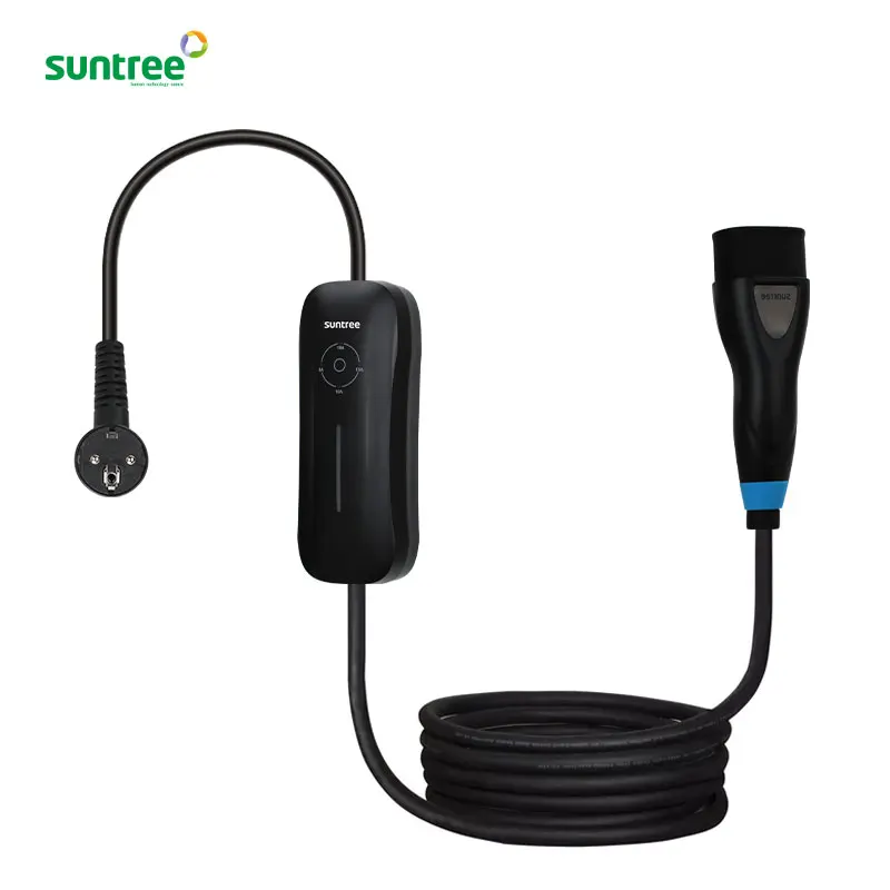 unique CE Certified AC Comply UK Smart Charging Standard 3.5kw Portable EV Charger Support LOGO Customization
