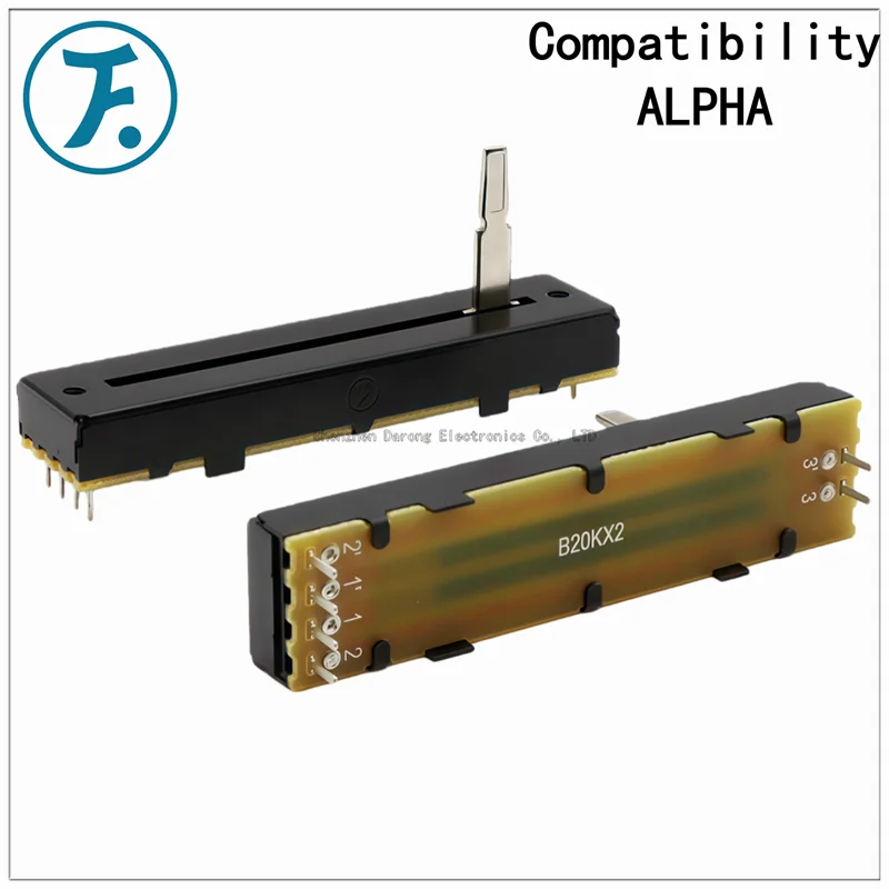 Consola mezcladora DJM Puya Leading Edge RA45D2 de Taiwán con potenciómetros duales B20K/B10K para controles de volumen deslizantes